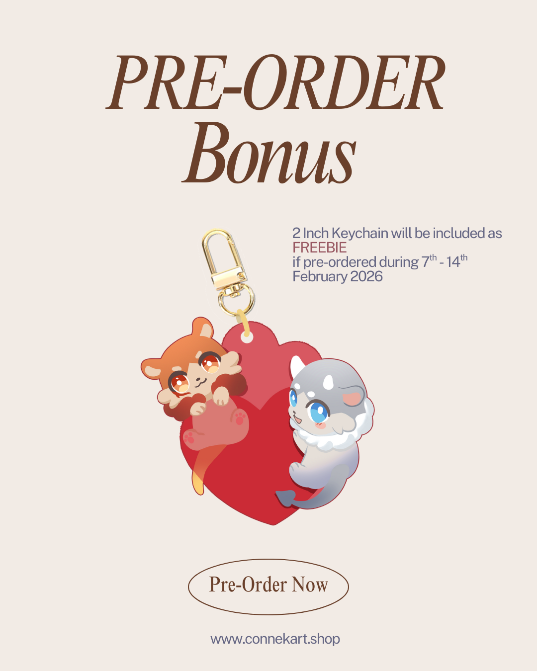 🎁 Pre-ORDER Bonus 2" Phainon & Mydei Chimera Acrylic Keychain (100% off)